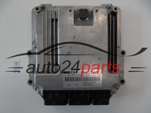 KOMPUTER STEROWNIK SILNIKA RENAULT ESPACE 2.0 DCI BOSCH 0 281 017 607, 0281017607, 8201119303, 8201150221, 1039S43637