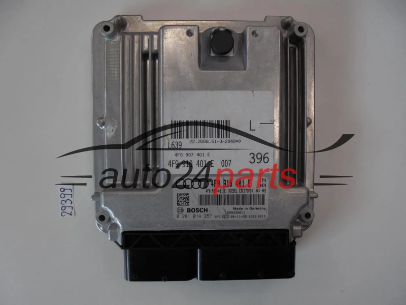KOMPUTER STEROWNIK SILNIKA AUDI A6 3.0 TDI BOSCH 0 281 014 357, 0281014357, 4F9 910 401 E, 4F9910401E, 4F0 907 401 E, 4F0907401E