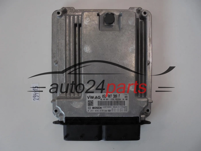 Centralina motore VOLKSWAGEN 0281036670 05L907309F