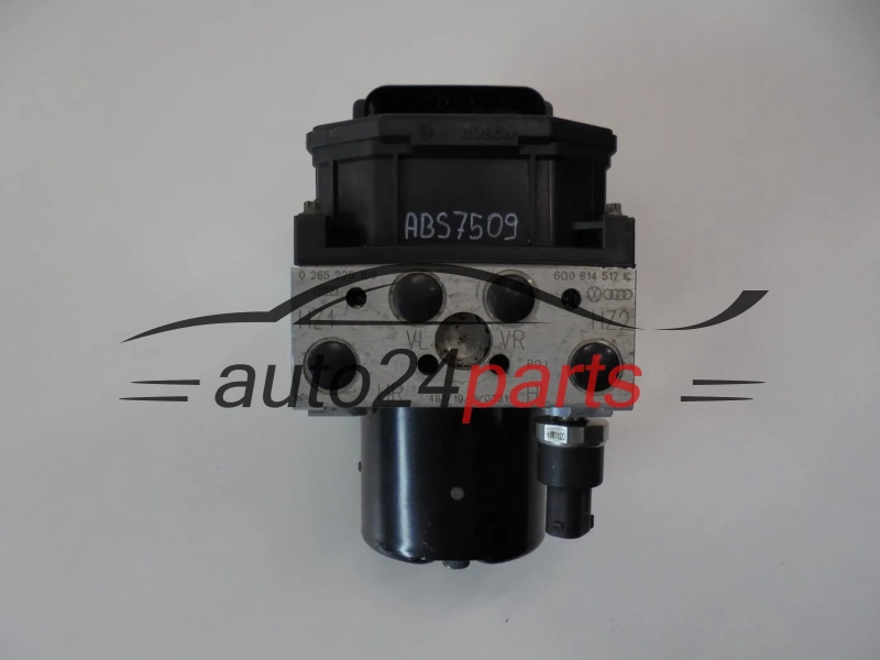 ABS POMPA I STEROWNIK VOLKSWAGEN POLO SEAT CORDOBA SKODA FABIA BOSCH 0 265 225 160, 0265225160, 6Q0 614 517 K, 6Q0614517K, 0 265 950 073, 0265950073