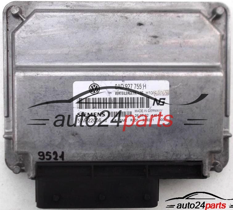 Getriebesteuergerät Steuergerät Automatik Getriebe VW VOLSKWAGEN TOUAREG, SIEMENS 5WP22056 10, 5WP2205610, 0AD 927 755 H, 0AD927755H