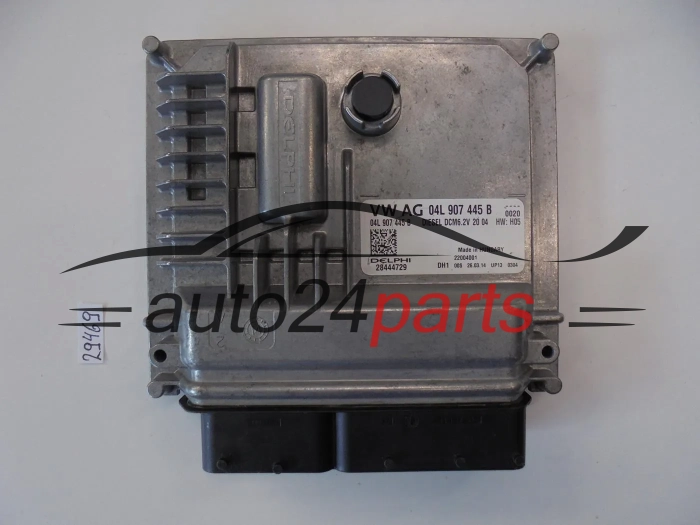 ECU Engine Controller VW VOLKSWAGEN GOLF SPORTSVAN 1.6 TDI DELPHI 28444729 04L907445B DCM6.2V