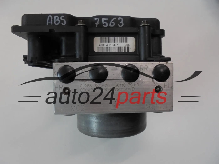 Pompa ABS i sterownik Suzuki SX4 Fiat 5611079J10 0265231670