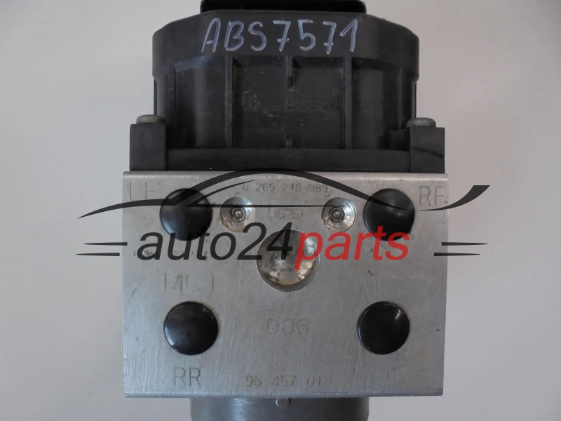 Pompa ABS i sterownik Daewoo Matiz Chevrolet 96457018 0265216989 – zdjęcie 2