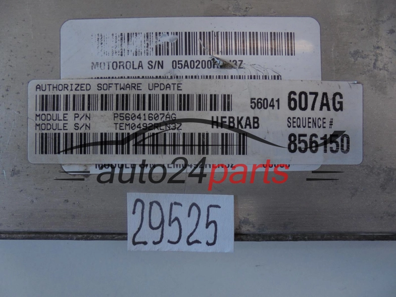 Sterownik silnika Jeep 56041607AG P56041607AG – zdjęcie 2