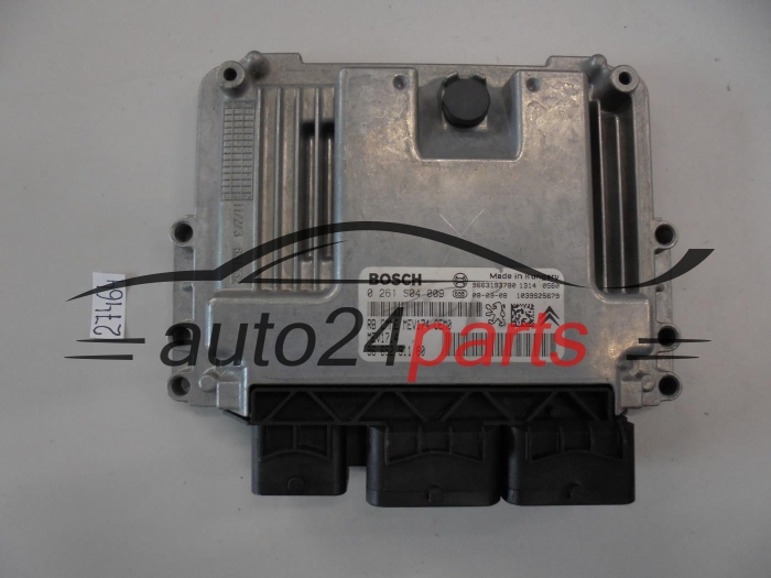 ECU ENGINE CONTROLLER PEUGEOT 207 308 1.4 16V 9665291180 9663193780 BOSCH 0261S04009 1039S25679 RB CMME MEV174 CEM0 MEV17.4