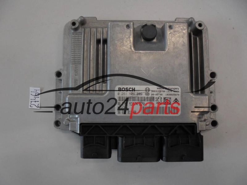 ECU ENGINE CONTROLLER PEUGEOT 207 308 1.4 16V 9665291180 9663193780 BOSCH 0261S04009 1039S25679 RB CMME MEV174 CEM0 MEV17.4