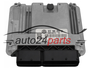CALCULATEUR MOTEUR VW VOLKSWAGEN GOLF 1.6 FSI 03C 906 056 CK, 03C906056CK, BOSCH 0 261 S02 185, 0261S02185, 1039S10155 BENZIN MED9.5.10 7001