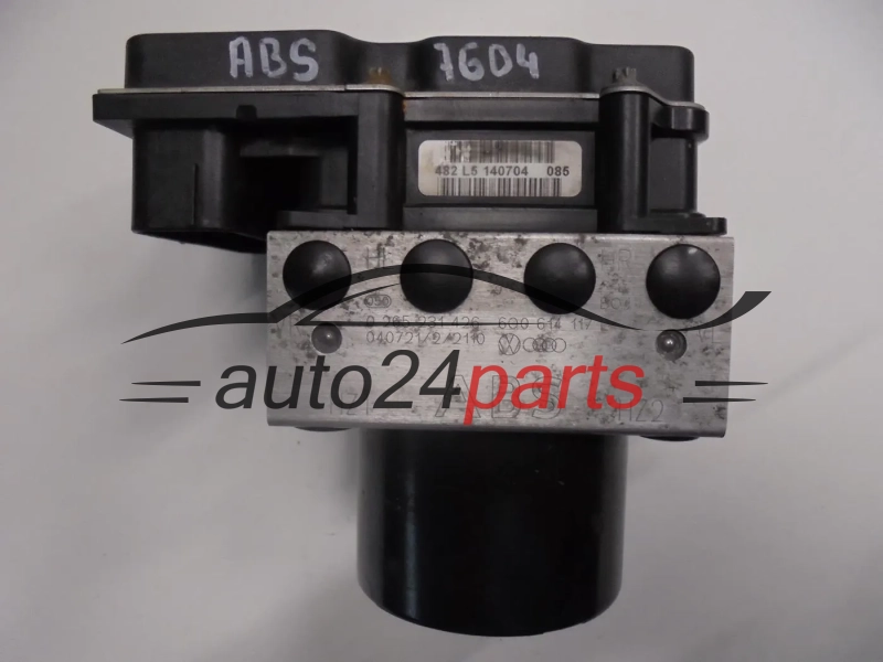 Pompe ABS et calculateur AUDI SEAT SKODA VOLKSWAGEN BOSCH 0 265 231 426, 0265231426, 6Q0 614 117 L, 6Q0614117L, 0 265 800 363, 0265800363, 6Q0 907 379 R, 6Q0907379R