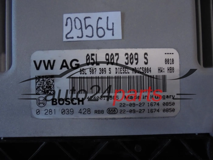 Centralina motore VOLKSWAGEN 0281039428 05L907309S