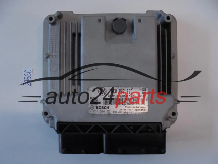 KOMPUTER STEROWNIK SILNIKA VOLKSWAGEN GOLF BOSCH 0 261 S04 951, 0261S04951, 5K0 907 115, 5K0907115, 1K0907115AA, 1039S43007, MED17.5