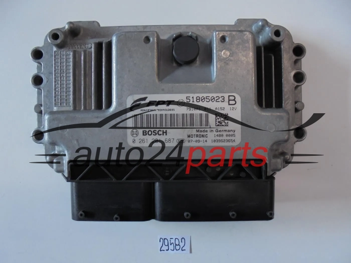 Sterownik silnika Fiat Punto Bravo 1.4 0261201687 51805023B
