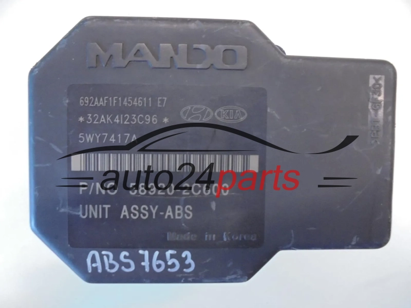 ABS POMPA I STEROWNIK HYUNDAI KIA COUPE TIBURON HMC 58920-2C600, 589202C600, MANDO BH60106900 5WY7417A