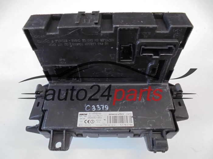 CENTRALKA MODUL STEROWNIK BSI FIAT PANDA 51783784, S118578040I