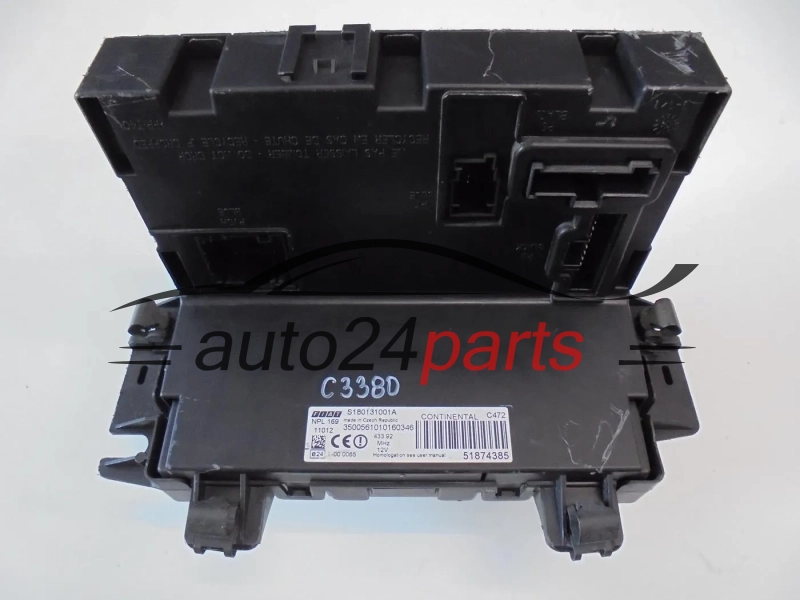 Moduł komfortu BSI Fiat Panda 169 S180131001A 51874385