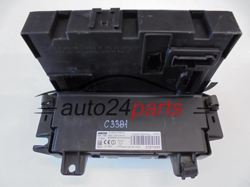 CENTRALKA MODUL BSI FIAT PANDA 169 CONTINENTAL S180131001A, 51874385
