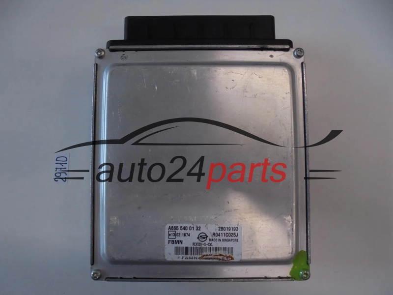 KOMPUTER STEROWNIK SILNIKA SSANG YONG REXTON 2.7 CDI A6655400132, A665 540 01 32, 28019193 R0411C025J FBMN
