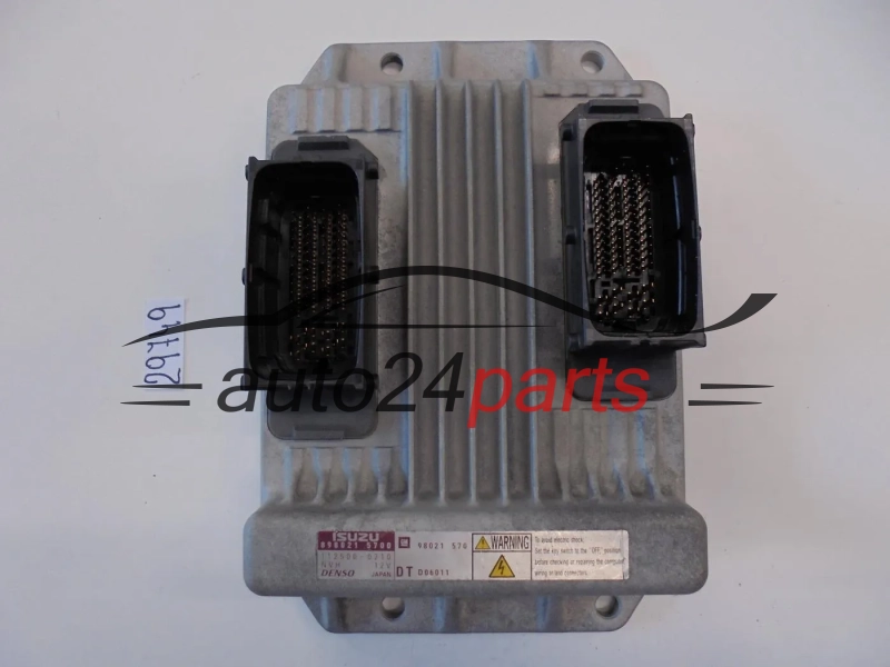 KOMPUTER STEROWNIK SILNIKA OPEL COMBO CORSA C MERIVA 1.7 CDTI Z17DTH DENSO 112500 0210, 1125000210, ISUZU 898021 5700, 8980215700, GM 98021 570, 98021570