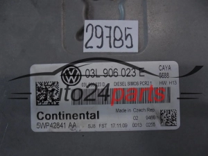 Sterownik silnika Volkswagen Polo 1.6 TDI 5WP42841AA 03L906023E – zdjęcie 2