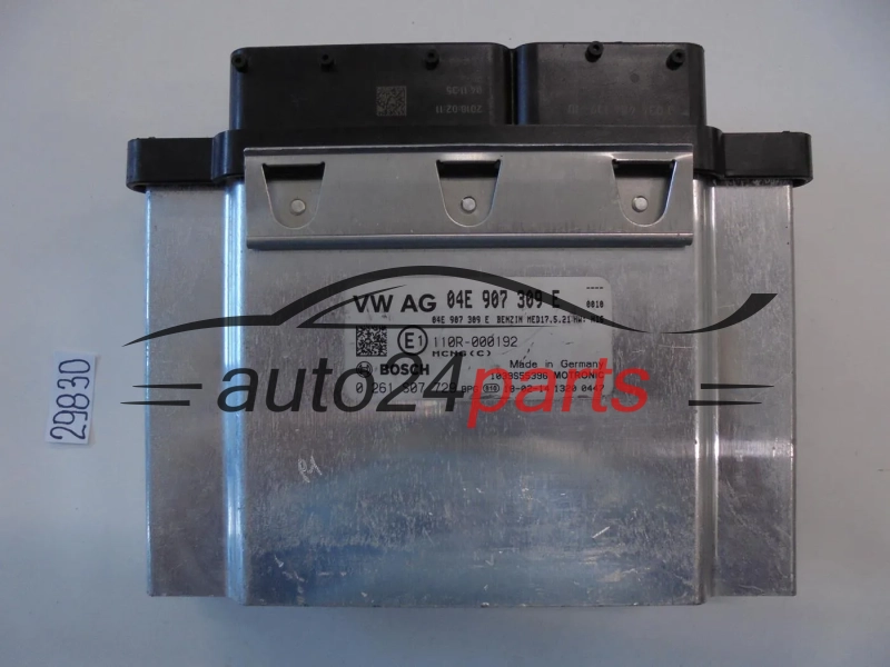 KOMPUTER STEROWNIK SILNIKA VW VOLKSWAGEN GOLF 1.4 TSI BOSCH 0 261 S07 729, 0261S07729, 04E 907 309 E, 04E907309E, 04E907309G, MED17.5.21