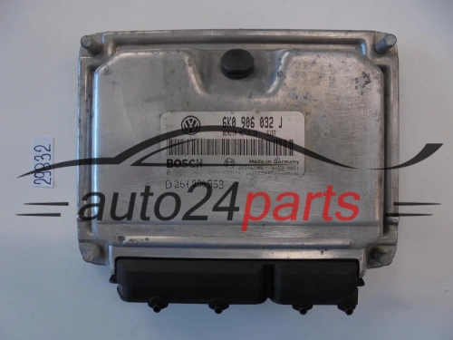 KOMPUTER STEROWNIK SILNIKA SEAT IBIZA VW VOLKSWAGEN, BOSCH 0 261 206 959, 0261206959, 6K0 906 032 J, 6K0906032J