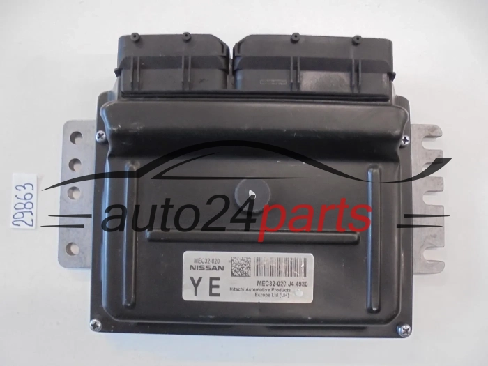 KOMPUTER STEROWNIK SILNIKA NISSAN MICRA K12 1.0, MEC32-020, MEC32020