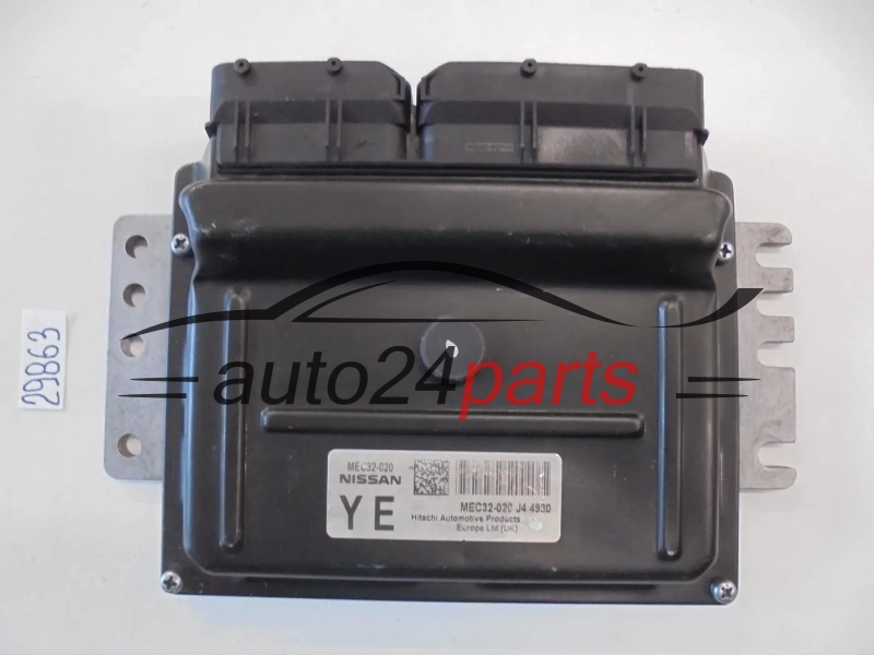 KOMPUTER STEROWNIK SILNIKA NISSAN MICRA K12 1.0, MEC32-020, MEC32020