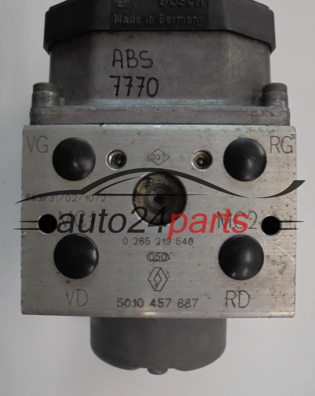 Pompa ABS i sterownik Renault Mascott 5010457887 0265219540