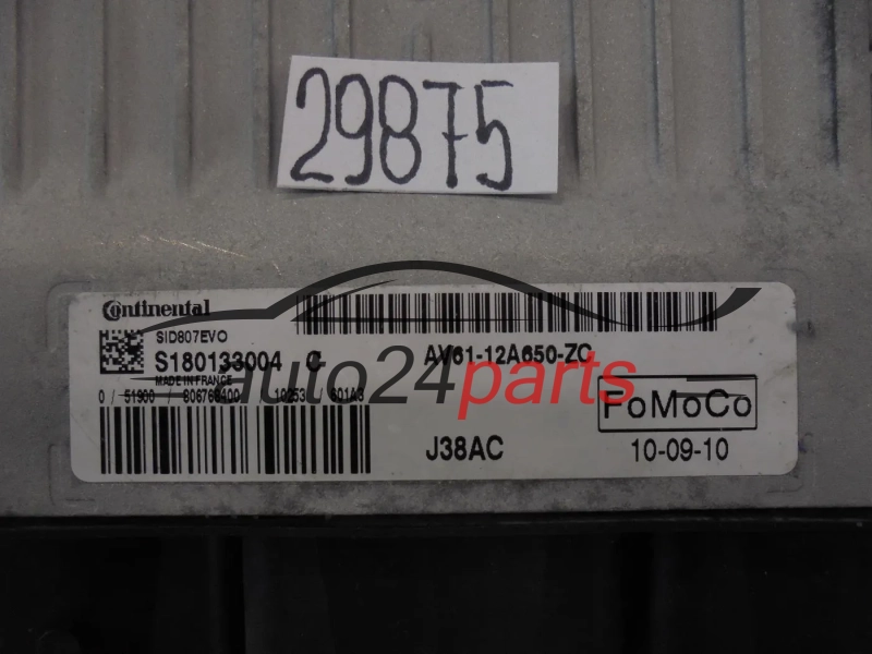 CENTRALINA MOTORE  FORD AV61-12A650-ZC AV6112A650ZC S180133004C