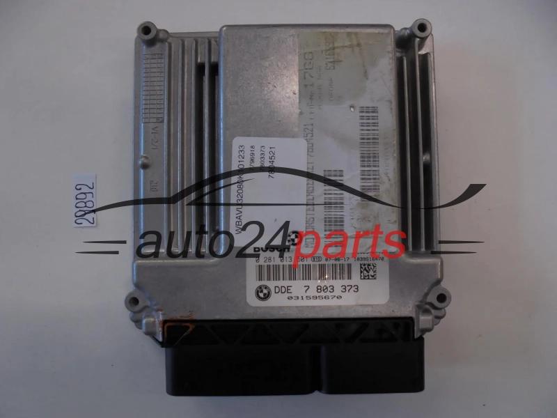 KOMPUTER STEROWNIK SILNIKA BMW 1 E87 120 3 E90 320 5 E60 520 BOSCH 0 281 013 501, 0281013501, DDE 7 803 373 DDE7803373, 7803373