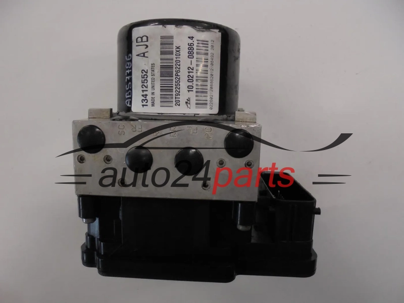 POMPA ABS I STEROWNIK OPEL 13412552 AJB 10.0961-4543.3 10096145433