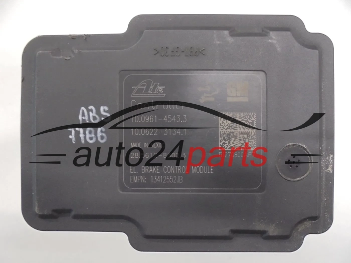 Bomba ABS y centralita OPEL 13412552 AJB 10.0961-4543.3 10096145433