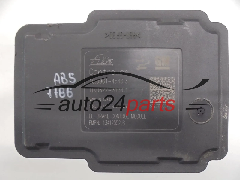 Bomba ABS y centralita OPEL 13412552 AJB 10.0961-4543.3 10096145433