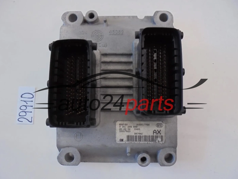 Μονάδα Ελέγχου Κινητήρα   OPEL CORSA D 1.2 Z12XEP BOSCH 0 261 208 940, 0261208940, GM 55557933 AX, 55557933AX
