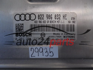 KOMPUTER STEROWNIK SILNIKA AUDI 0261201227 022906032HE ME7.1.1