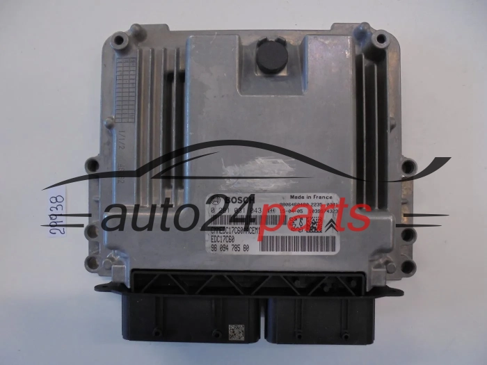 Sterownik silnika Citroen Peugeot 1.6 HDI 0281031043 9809478580