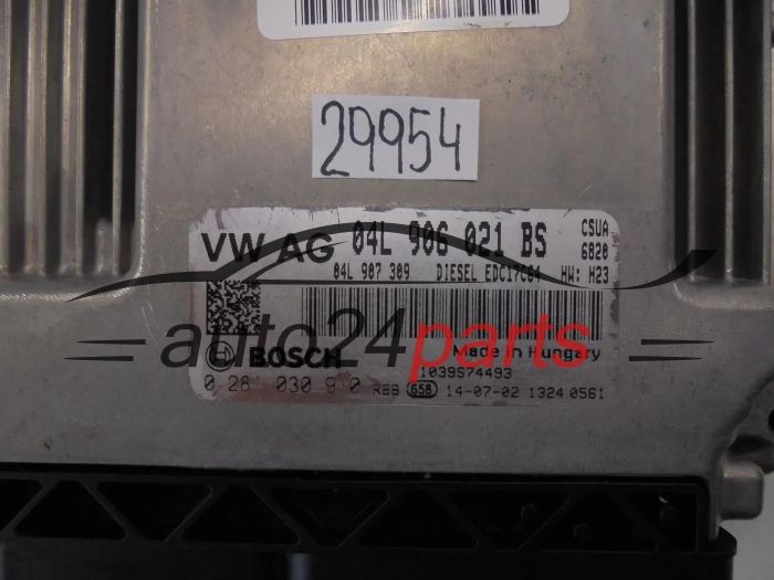 Centralita de motor  AUDI 04L906021BS 0281030910