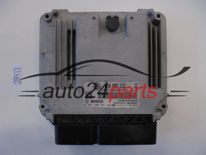 KOMPUTER STEROWNIK SILNIKA VOLKSWAGEN GOLF BOSCH 0 261 S04 951, 0261S04951, 5K0 907 115, 5K0907115, 1K0907115AA, 1039S43007, MED17.5