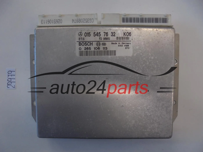 ABS STEROWNIK ABS ETS MERCEDES W202 W210 BOSCH 0265106113, 0 265 106 113, 0155457632, A 015 545 76 32, A0155457632