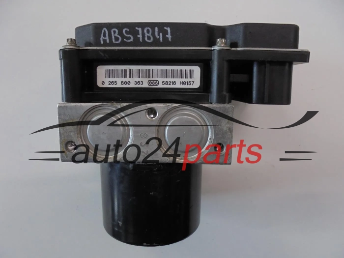 Bomba ABS y centralita AUDI SEAT SKODA VOLKSWAGEN BOSCH 0 265 231 426, 0265231426, 6Q0 614 117 Q, 6Q0614117Q, 0 265 800 363, 0265800363, 6Q0 907 379 AA, 6Q0907379AA