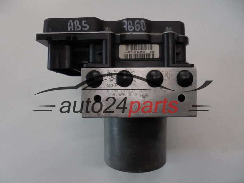 ABS POMPA I STEROWNIK NISSAN BOSCH 0 265 251 857, 0265251857, 47660JX52A, 0265951751