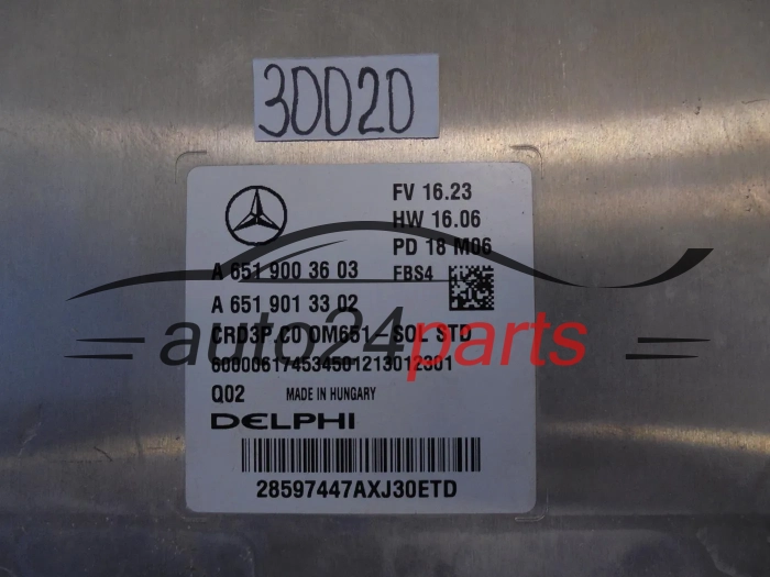 CENTRALINA MOTORE  MERCEDES BENZ A6519003603 A6519013302