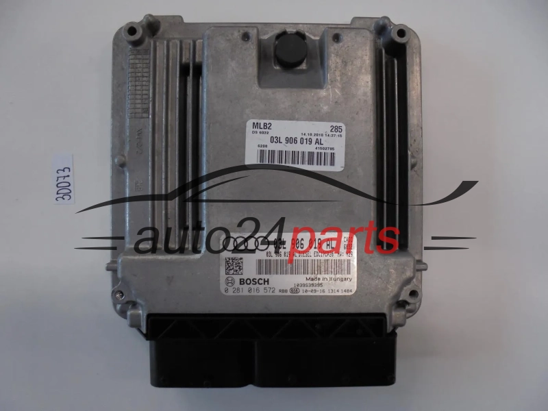 KOMPUTER STEROWNIK SILNIKA AUDI A4 A5 2.0 TDI 03L906019AL, 03L 906 019AL, BOSCH 0281016572, 0 281 016 572, DIESEL EDC17CP20 CAGE 6032