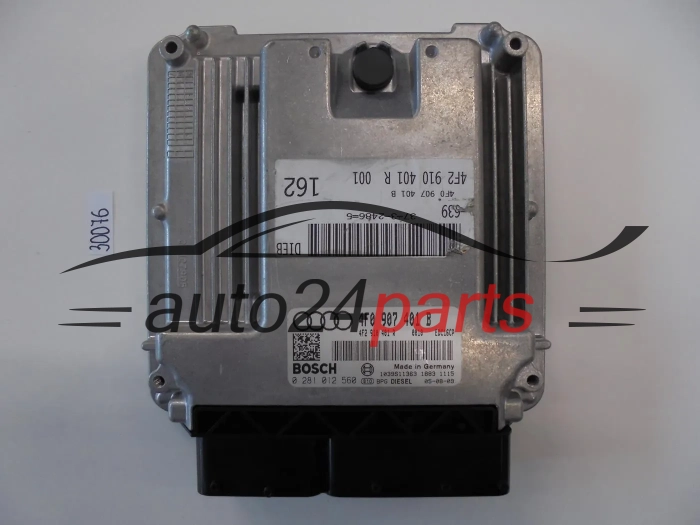ECU ENGINE CONTROLLER  AUDI 0281012560 4F0907401B