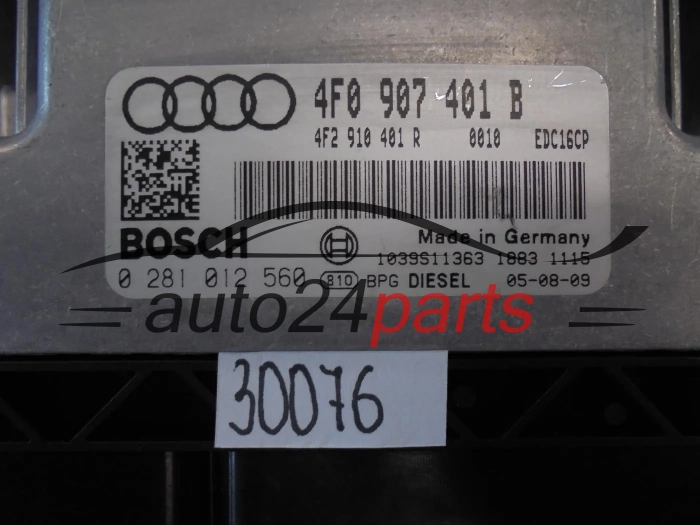 CALCULATEUR MOTEUR  AUDI 0281012560 4F0907401B