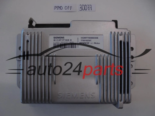 Motorsteuergerät RENAULT S113717102C HOM 7700868306