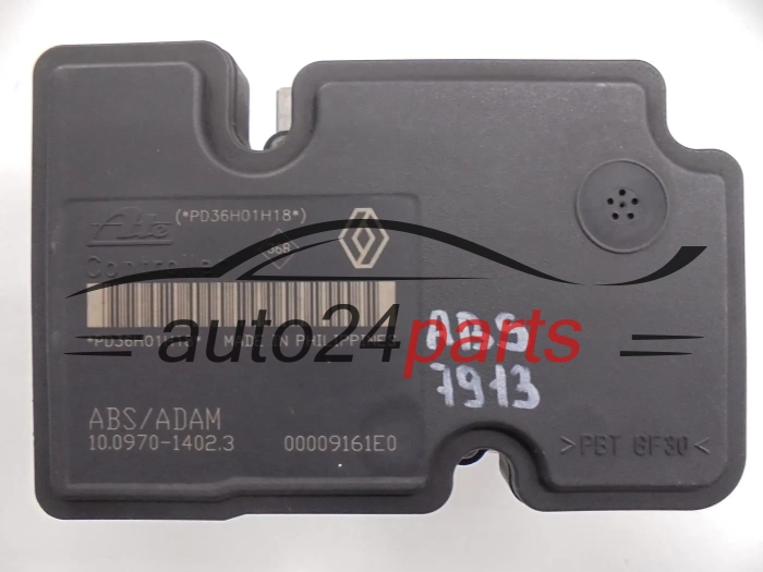 ABS POMPA I STEROWNIK RENAULT LAGUNA 8200 345 939 D, 8200345939D, P5CT2AAY6, ATE 10.0207-0093.4, 10020700934, 10.0970-1402.3, 10097014023