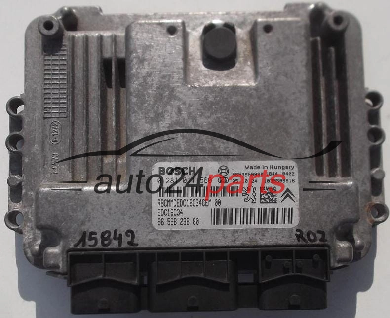 CENTRALINA MOTORE PEUGEOT 206 1.6 HDI BOSCH 0 281 011 560, 0281011560, 96 598 238 80, 9659823880