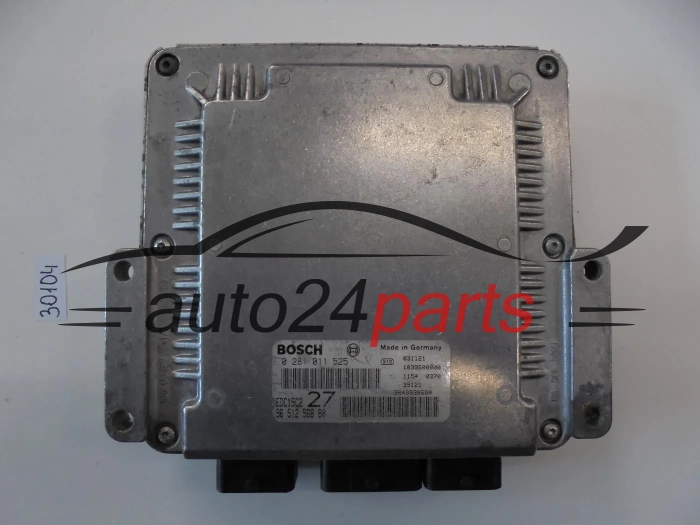 KOMPUTER STEROWNIK SILNIKA PEUGEOT 206 2.0 HDI BOSCH 0 281 011 525, 0281011525, 96 512 568 80, 9651256880, EDC15C2