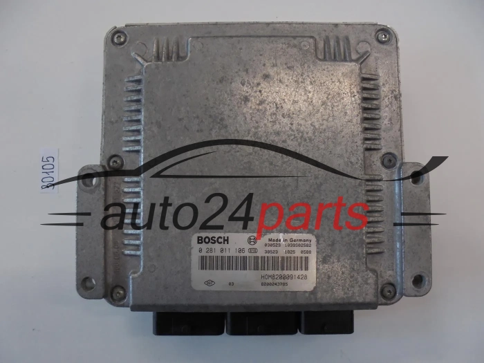 ECU ENGINE CONTROLLER  OPEL RENAULT 0281011106 8200091428